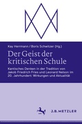 Cover: Der Geist der kritischen Schule - J.B. Metzler