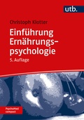Cover: Einf&uuml;hrung Ern&auml;hrungspsychologie - UTB