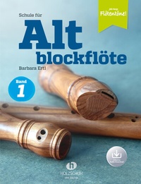 Abbildung von: Schule für Altblockflöte 1 (mit Audio-Download) - Editionen Halbig