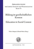 Cover: Bildung im gesellschaftlichen Kontext - trafo Wissenschaftsverlag