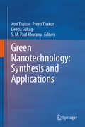 Cover: Green Nanotechnology: Synthesis and Applications - Springer