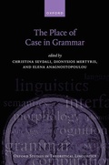 Cover: The Place of Case in Grammar - Oxford University Press