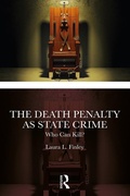 Cover: The Death Penalty as State Crime - Routledge