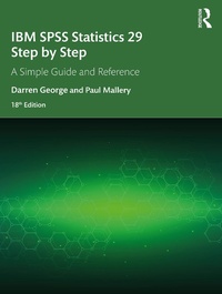 Abbildung von: IBM SPSS Statistics 29 Step by Step - Routledge