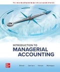 Cover: Introduction to Managerial Accounting: 2024 Release ISE - McGraw-Hill Education