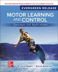 Abbildung von: Motor Learning and Control: Concepts and Applications: 2024 Release ISE - McGraw-Hill Education
