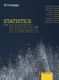 Enlarge image Cover: Statistics for Business and Economics - Cengage Learning EMEA
