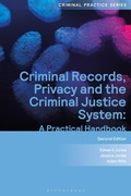 Cover: Criminal Records, Privacy and the Criminal Justice System - Bloomsbury Professional