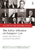 Cover: The Italian Influence on European Law - Hart Publishing