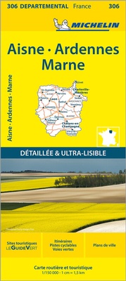 Abbildung von: Michelin Ardennen - Nördliche Champagne - Michelin Editions des Voyages