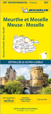 Abbildung von: Michelin Meurthe-Mos. Meuse (Lothringen) - Michelin Editions des Voyages