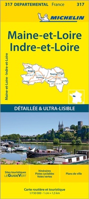 Abbildung von: Michelin Westliches Loiretal - Anjou - Michelin Editions des Voyages