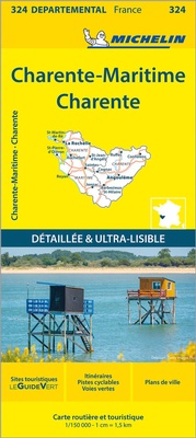 Abbildung von: Michelin Charente - Michelin Editions des Voyages