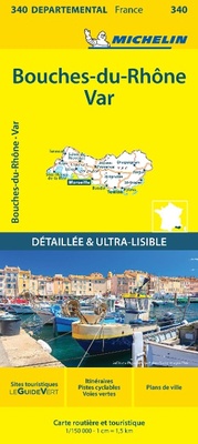 Abbildung von: Bouches-du-Rhone Var - Michelin Local Map 340 - Michelin Editions des Voyages