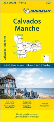 Abbildung von: Michelin Normandie West - Michelin Editions des Voyages