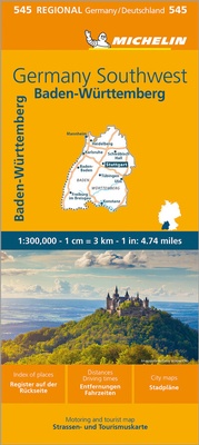 Abbildung von: Michelin Baden-Württemberg - Michelin Editions des Voyages