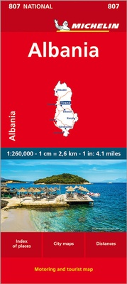 Abbildung von: Michelin Albanien - Michelin Editions des Voyages