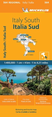 Abbildung von: Italy South - Michelin Regional Map 564 - Michelin Editions des Voyages