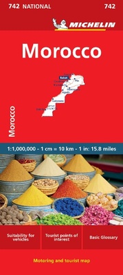 Abbildung von: Morocco - Michelin National Map 742 - Michelin Editions des Voyages