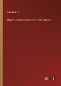 Cover: Handbook for Inspectors of Nuisances - Outlook Verlag