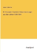 Cover: M. Alexander Castr?n's Reiseerinnerungen aus den Jahren 1838-1844 - Anatiposi Verlag