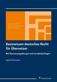 Abbildung von: Basiswissen deutsches Recht für Übersetzer - Frank & Timme