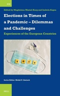 Cover: Elections in Times of a Pandemic - Dilemmas and Challenges - Brill