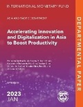 Cover: Accelerating Innovation and Digitalization in Asia to Boost Productivity - International Monetary Fund (IMF)