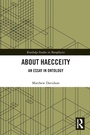 Cover: About Haecceity - Routledge