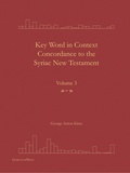 Cover: Key Word in Context Concordance to the Syriac New Testament - Gorgias Press