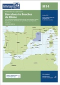 Cover: M14 Barcelona to Bouches du Rh&ocirc;ne, Imray Chart - Imray, Laurie, Norie & Wilson Ltd