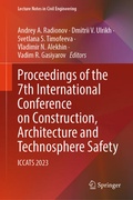 Cover: Proceedings of the 7th International Conference on Construction, Architecture and Technosphere Safety - Springer
