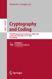 Abbildung von: Cryptography and Coding - Springer