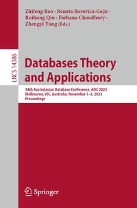 Enlarge image Cover: Databases Theory and Applications - Springer