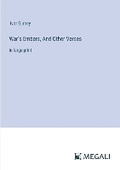 Cover: War's Embers, And Other Verses - Megali Verlag
