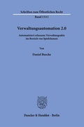 Bild: Verwaltungsautomation 2.0. - Duncker & Humblot