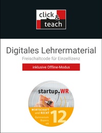 Abbildung von: startup.WR Gymnasium Bayern - G9 / startup.WR BY click & teach 12 eA Box - Buchner, C.C.