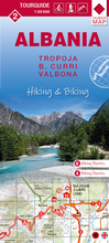 Cover: Albania hiking & biking 1:50000 - Huber Kartographie