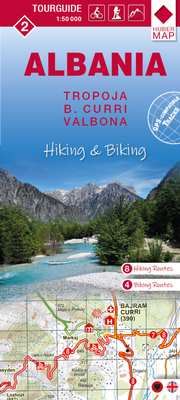 Abbildung von: Albania hiking & biking 1:50000 - Huber Kartographie