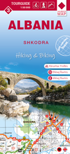 Cover: Albania hiking & biking 1:50000 - Huber Kartographie