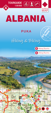 Cover: Albania hiking & biking 1:50000 - Huber Kartographie