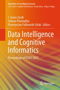 Enlarge image Cover: Data Intelligence and Cognitive Informatics - Springer