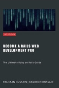 Cover: Ruby on Rails: A Comprehensive Guide - Frahaan Hussain