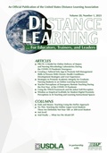Cover: Distance Learning Vol 20 Issue 1 - Information Age Publishing