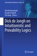 Cover: Dick de Jongh on Intuitionistic and Provability Logics - Springer