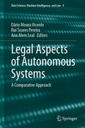 Cover: Legal Aspects of Autonomous Systems - Springer