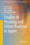 Cover: Studies in Housing and Urban Analysis in Japan - Springer