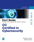 Cover: CC Certified in Cybersecurity Cert Guide - Pearson IT Certification