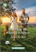 Cover: Winning the Sheriff's Heart - Harlequin Heartwarming Larger Print