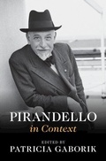 Cover: Pirandello in Context - Cambridge University Press